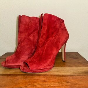 Vince Camuto Red Booties